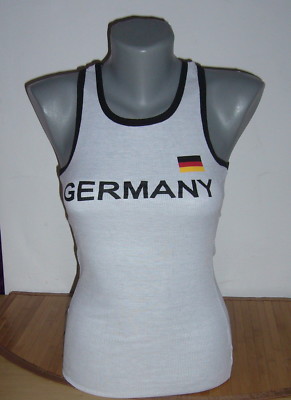 WM EM Fantop Ripptop GERMANY Sportshirt SHIRT DEUTSCHLAND Top XS S M L XL NEU