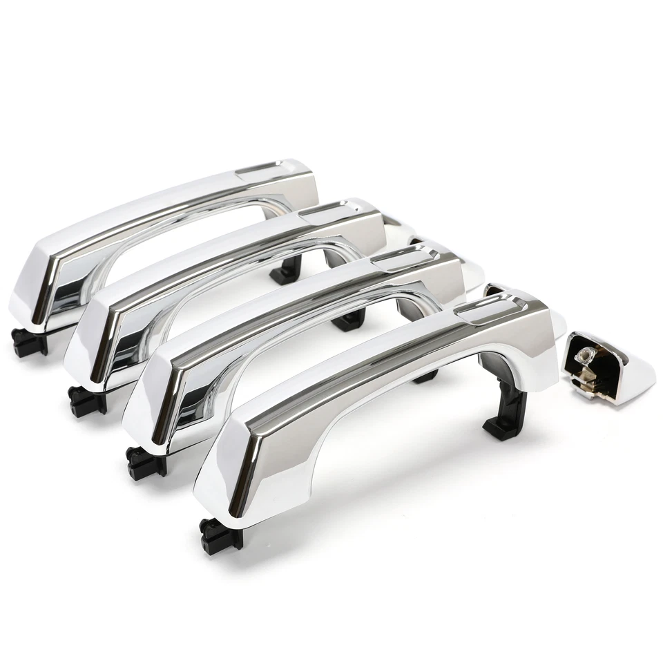 Exterior Door Handle Assembly For 2006-2010 Hummer H3 Front Rear Left+Right Side Foto 2 de 4