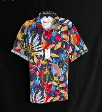 Robert Graham MERAZ Multicolor 2XL Classic Fit Short Sleeve Shirt NWT 188 XXL