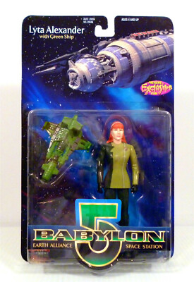 BABYLON 5 VARIANT LYTA ALEXANDER IN GLOVES 6 INCH FIGURE PREVIEWS EXCLUSIVE 1997