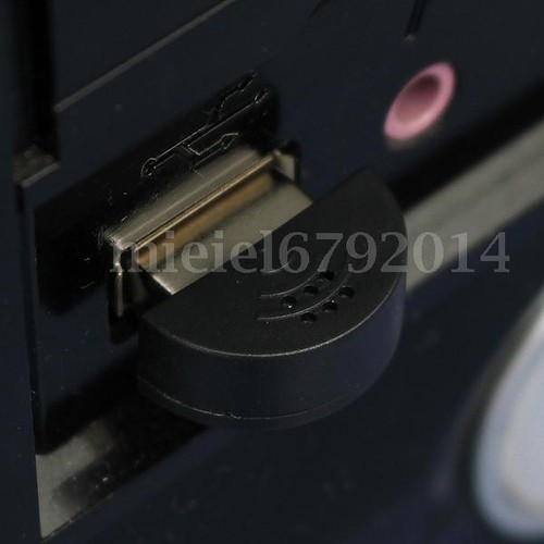 New USB Plug Mini Desktop Studio Speech Recording Microphone For Skype Msn Video - Picture 4 of 4
