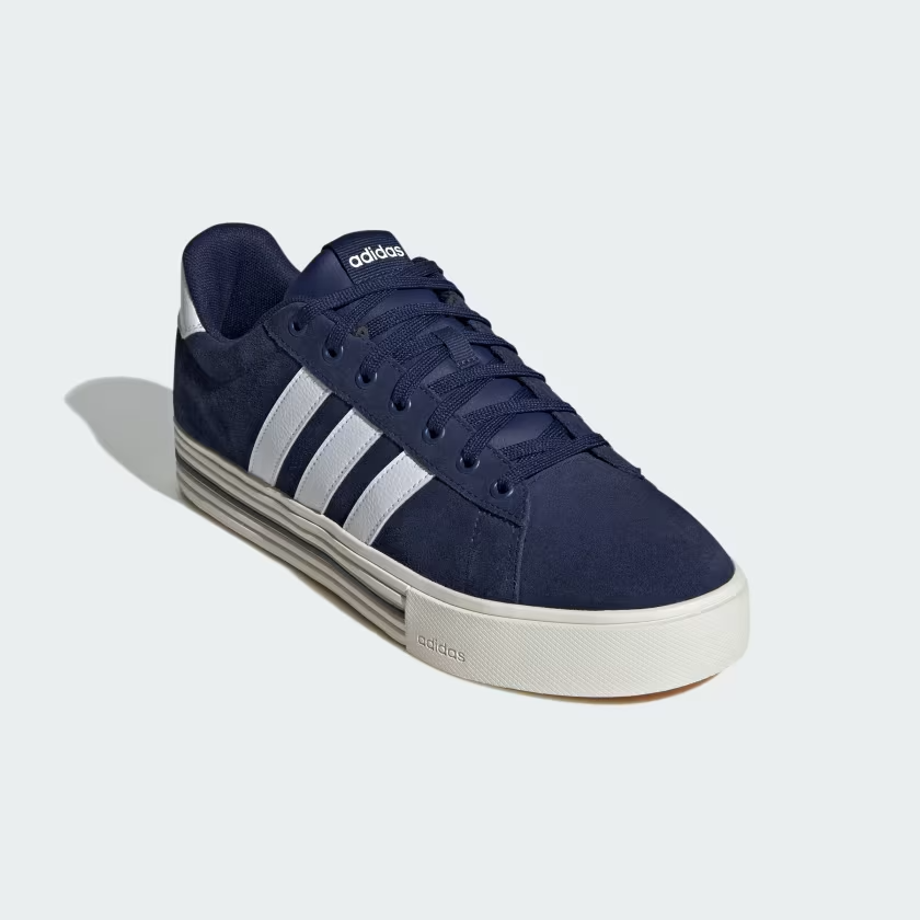 Adidas Daily Mens Skateboarding Shoes IF4503 Dark Blue White