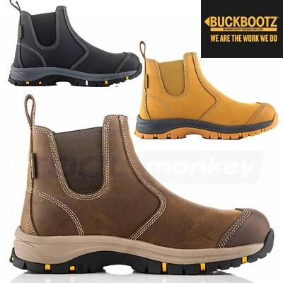 BUCKLER BOOTS Buckler Buckbootz Wizardz 2 Dealer Safety Work Boots Pull On