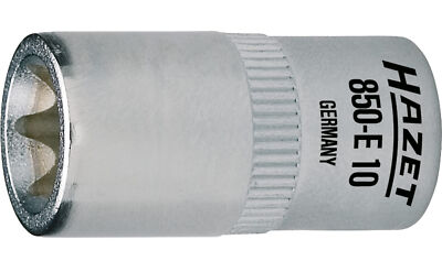 HAZET 1/4'' Steckschlüssel-Einsatz TORX  850E alle Größen zur AUSWAHL