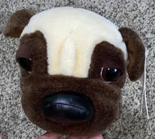 Pug Artlist Collection The Dog Plush Big Head Pug New With Tag Smoke Free Home
