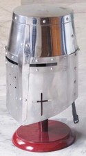 Halloween Knight Crusader Armor Helmet Reenactment Sca Larp Halloween Costume