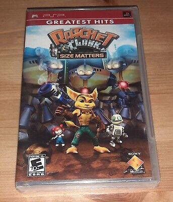 Ratchet E Clank: Size Matters - Psp (Greatest Hits) (Somente Disco