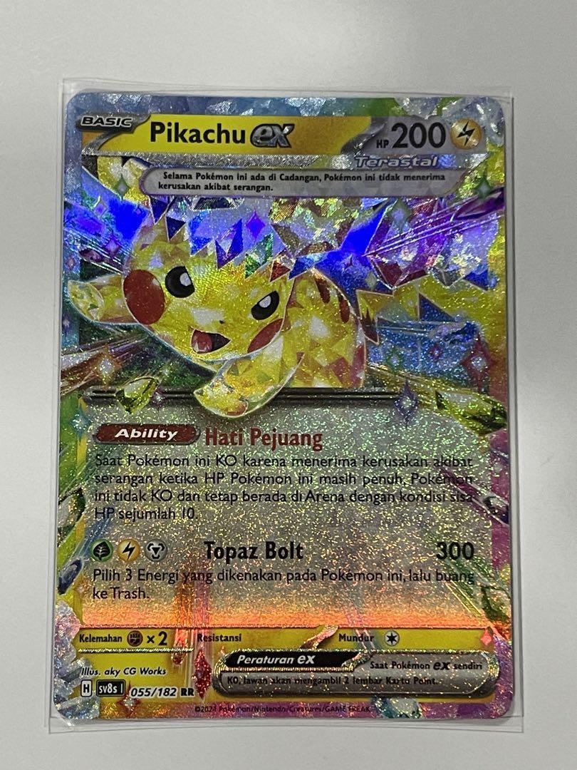 Pokemon Pikachu Ex Rr Indonesia Limited JPN Limited Rare Pokemon Pikachu Ex Rr Indonesia Limited JPN Limited Rare