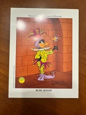 PROMO CARD WARNER BROS ANIMATION ART POSTCARD THE RUDE JESTER w/DAFFY DUCK MINT