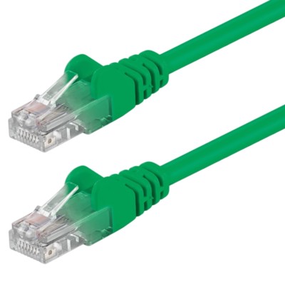Patchkabel grün 7,5m U/UTP CAT5e DSL-/Netzwerk Ethernet-Kabel 100MHz RJ45 8P8C