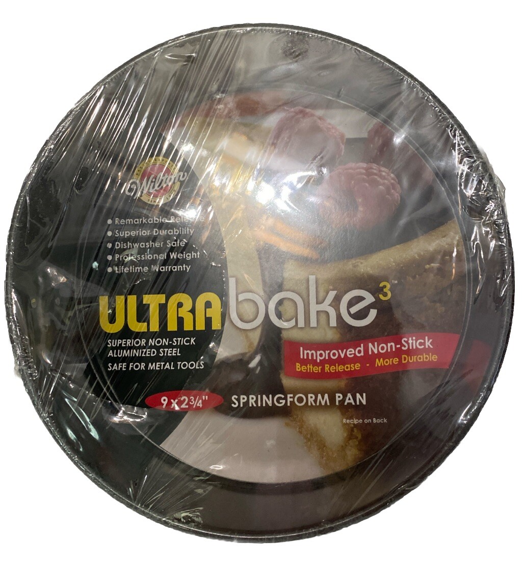 Wilton ULTRAbake3 9” x 2-3/4” Springform Pan NIP Improved Non