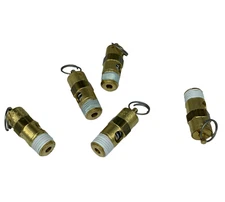 5PK American Made 1/4 NPT Compressor Safety Pop Off Valve 35 PSI Bulk Shop PK