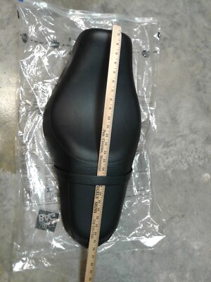 Harley-Davidson One Piece Black Leather Motorcycle Seat | RDW-92