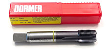 Dormer 3/4"-16 UNF HSSE-PM Spiral Point Plug Tap Yellow Ring 3FL TiAlN 2B