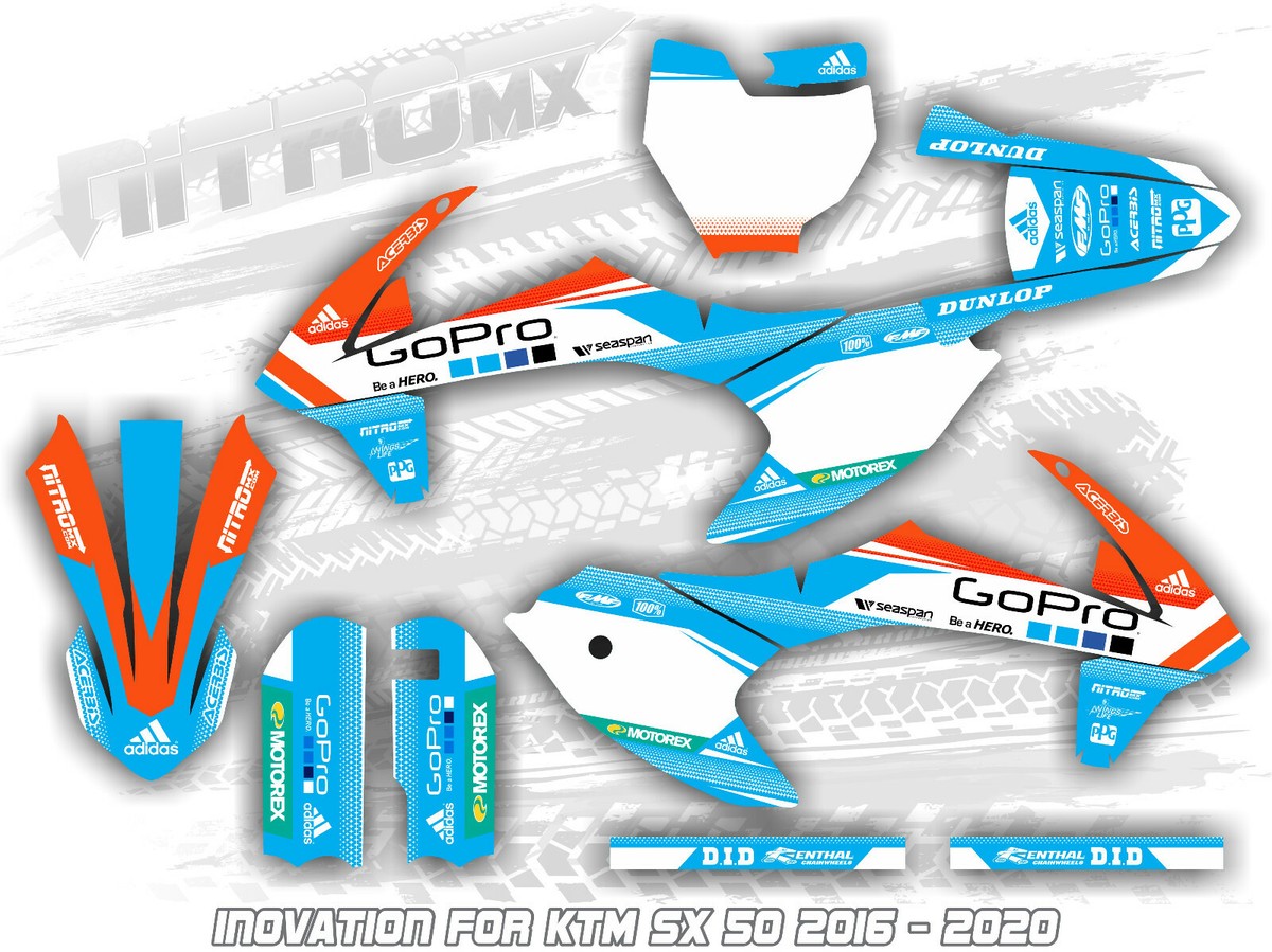 NitroMX Graphics Kit for KTM SX 50 SX50 2016 2017 2018 2019 2020