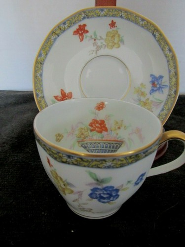 T HAVILAND LIMOGES FRANCE GANGA PAT DEMITASSE CUP W/ SAUCER SET (12 AVAILABLE) - Picture 2 of 3