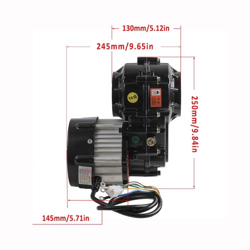 Kit Essieu Arrière Complet Pour Go Kart électrique - Moteur 48V 500W/1000W Sans Balais, Différentiel