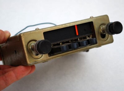 Vintage Car Stereo Hitachi TM-701R Transistor Push Button Datsun AM Radio