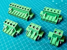 Phoenix Style 5.08mm Pluggable Terminal Block w/ Screw Lock, Female, Locking, F