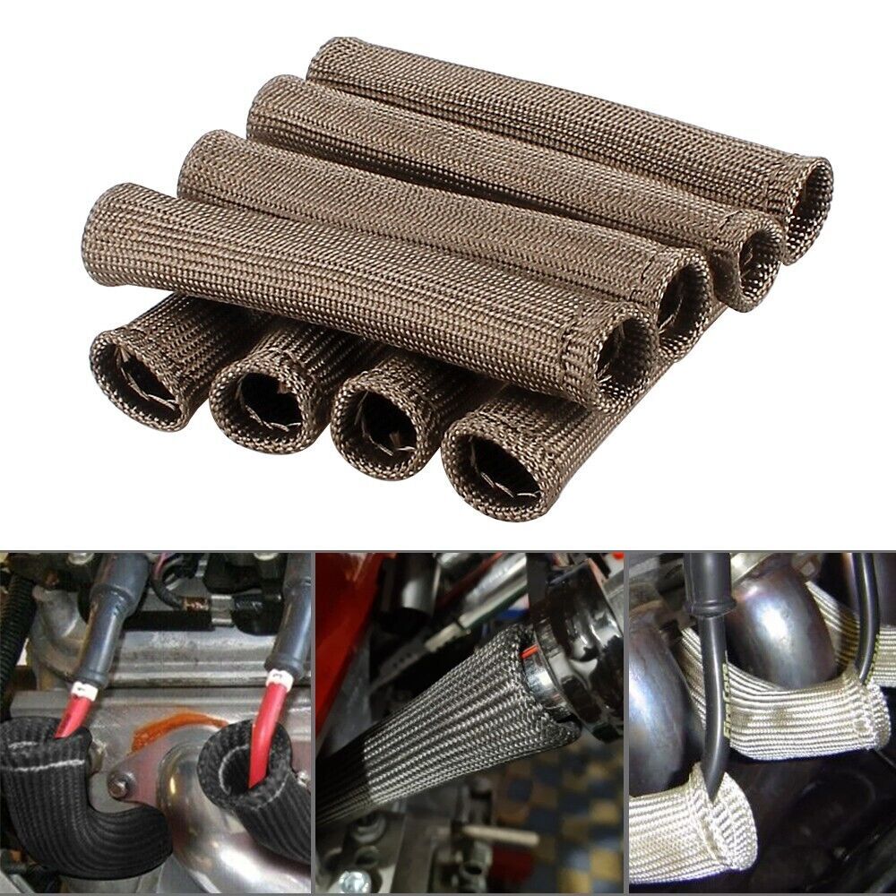 8-Pack Spark Plug Wire Boot Protector Sleeves - 2500°F Heat Shield For LS1/LS2 - 6.1" - View #5