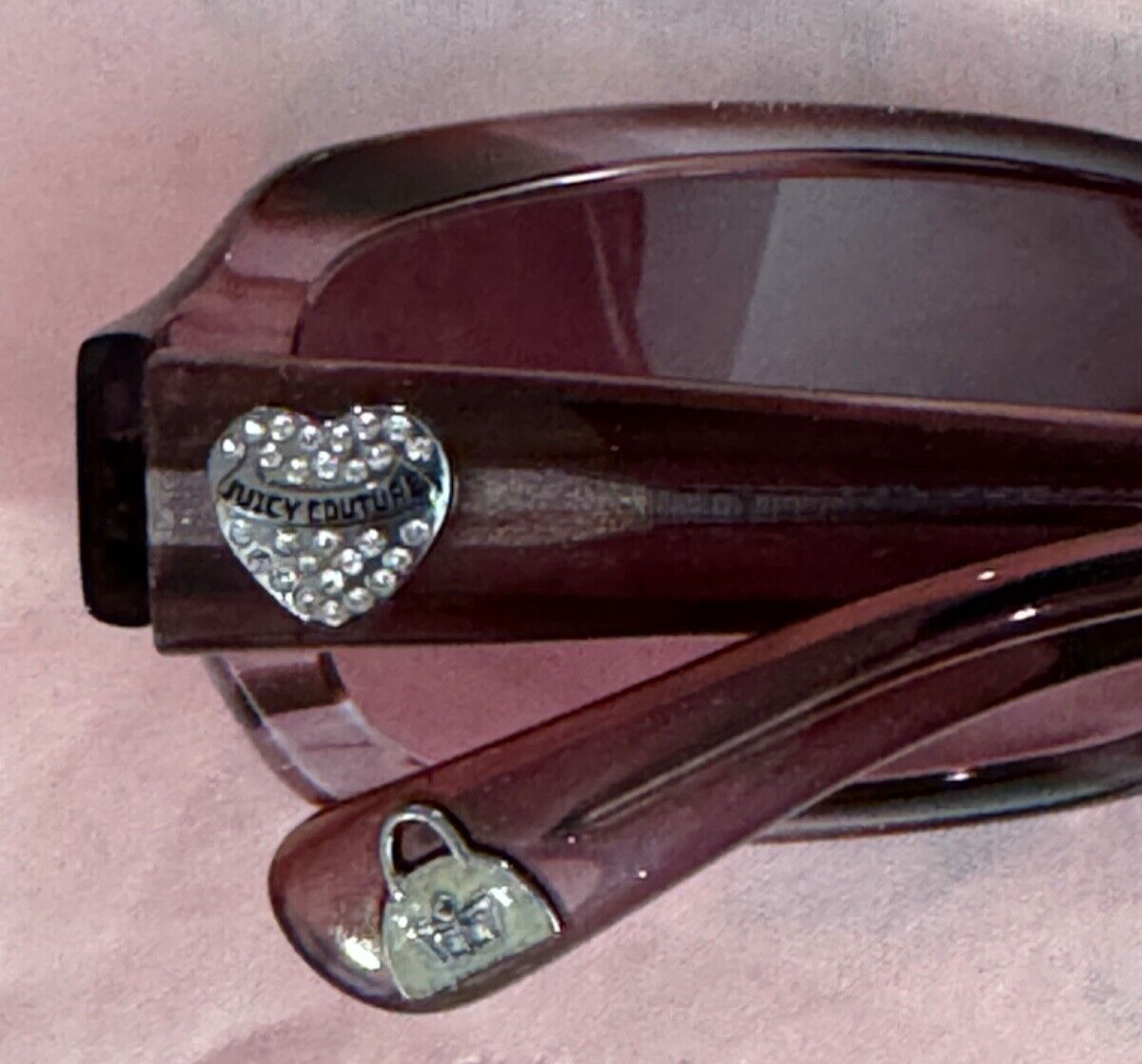Juicy Couture Royalty STARLET EM5 PA 55 15 125 sunglasses Purple Plum Violet Amazon.com: Eyeglasses Juicy Couture JU 302 0B3V Violet  main image 4