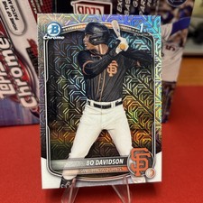 2025 Bowman Chrome Bo Davidson 1st Bowman Mojo Refractor #BCP-206 (RC)