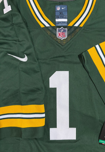 XL Micah Parsons #1 **NEW** Green Vapor FUSE Jersey Green Bay Packers