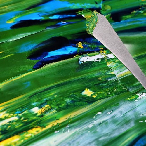 2Pcs Stainless Steel Blade Oil Painting Knives Palette Knife Art Students - Picture 9 of 12