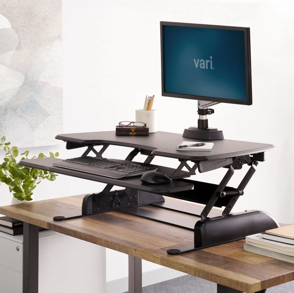 VariDesk Essential 401624 36 Escritorio de Pie Ajustable en Altura Negro Nuevo Foto 2 de 4