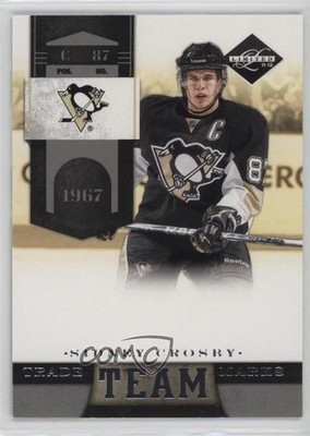 2011-12 Limited Team Trademarks Silver Spotlight 8/49 Sidney Crosby #16 e0h