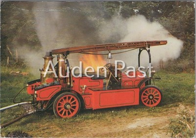 1907 Gobron-Brillié Dampf Feuerwehr Postkarte National Motor Museum Beaulieu