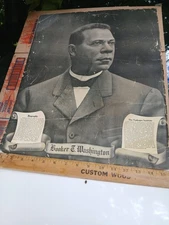 Hbcu College* 1911 Booker T Washington Poster * TUSKEGEE INSTITUTE ALABAMA 