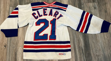 CCM New York Rangers NHL Daniel Cleary Jersey Men's S Vintage 90s