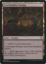 1 x Leechridden Swamp - Duel Decks: Nissa vs Ob Nixilis - NM-Mint - MTG