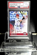 Shohei Ohtani 2018 Diamond Kings Rookie Artist Proof Gold SP PSA 9 20/99