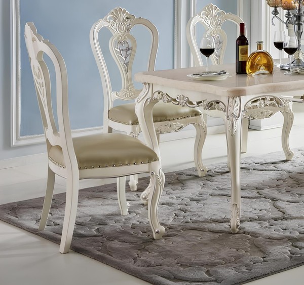 Chesterfield Sessel Stuhl Luxus Designer Esszimmer StüHle Echtholz Sessel Barock-image