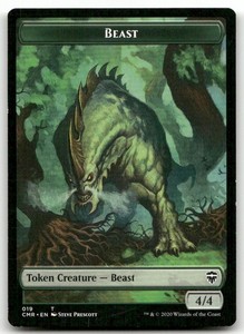 Beast (018) // Beast (019) Double-Sided Token - Commander Legends