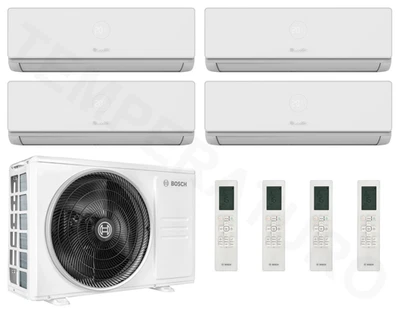 Bosch Climate 4000i 4-Raum Multisplit Klimaanlage 4x 2,6 kW A++/A+ WiFi R32
