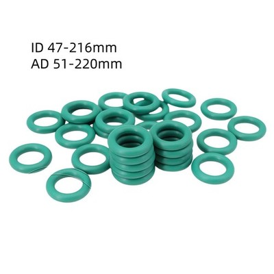O-Ring 2mm Schnurstärke DIN-3771 FKM 80 Dichtring Oring 51mm-220mm AD