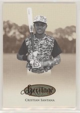 2020 Futera Unique Baseball Onyx Prospects & Legends 13/15 Cristian Santana 1u6