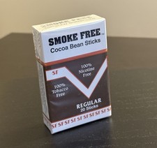 Tobacco-Free Cocoa Cigarettes - 20 Sticks for...