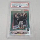 Islam Makhachev 2022 Panini Donruss Optic Dominators Green Prizm 1/5 PSA 9 Mint