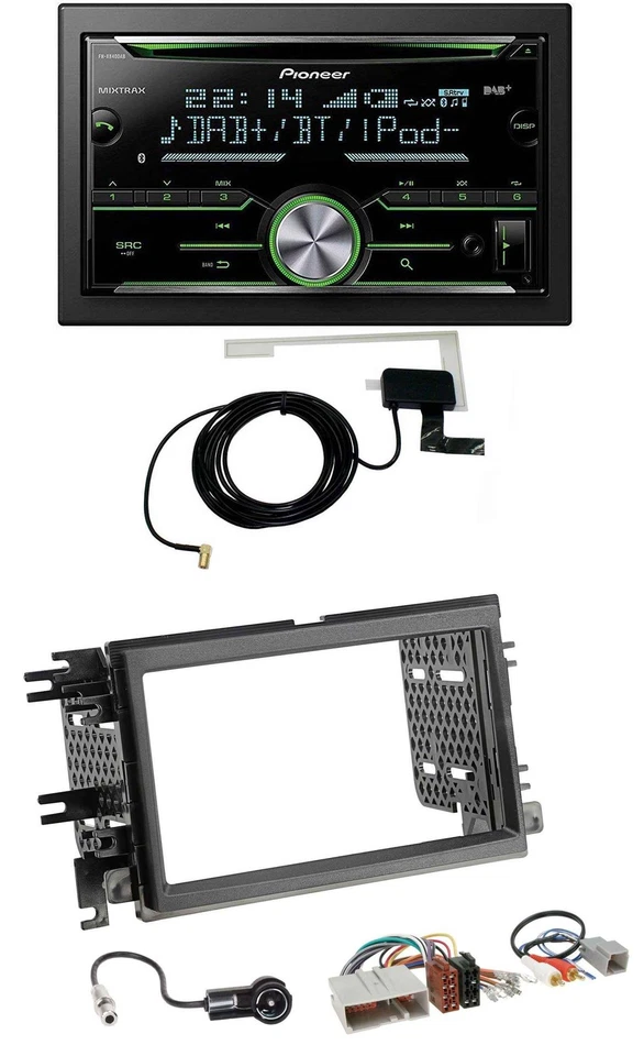 Pioneer CD USB MP3 Bluetooth 2DIN DAB Autoradio für Ford Mustang F 150 04-09 - Bild 1 von 4