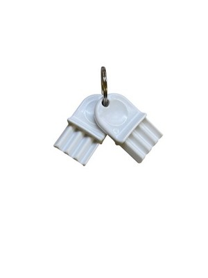 Replacement keys to fit San Jamar Dispensers N16  SafeCo Brands Keys