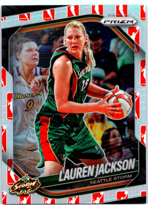 Lauren Jackson 2025 Panini Prizm WNBA Logo Prizm #91 Seattle Storm HOF