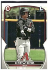 2023 Bowman #BP-56 Christian Cerda Prospects