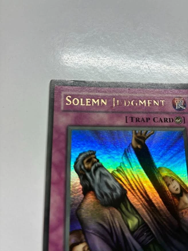USA Seller  Yugioh Solemn Judgment MRD-127 Metal Raiders 1st Edition MP - Image 4 of 4