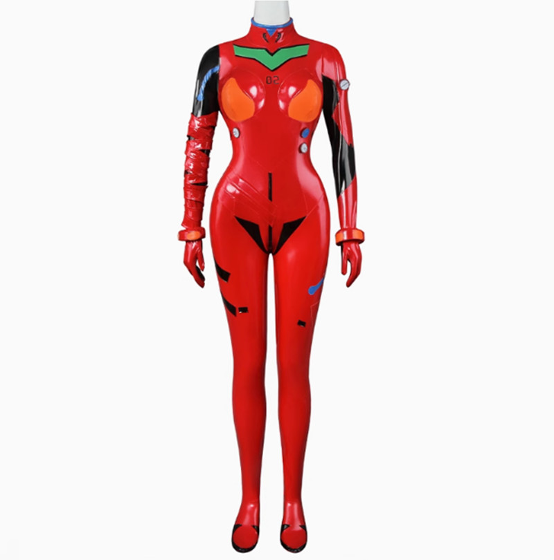 Traje de batalla Asuka cosplay anime gospel guerrero cosplay apretado princesa Asuka
