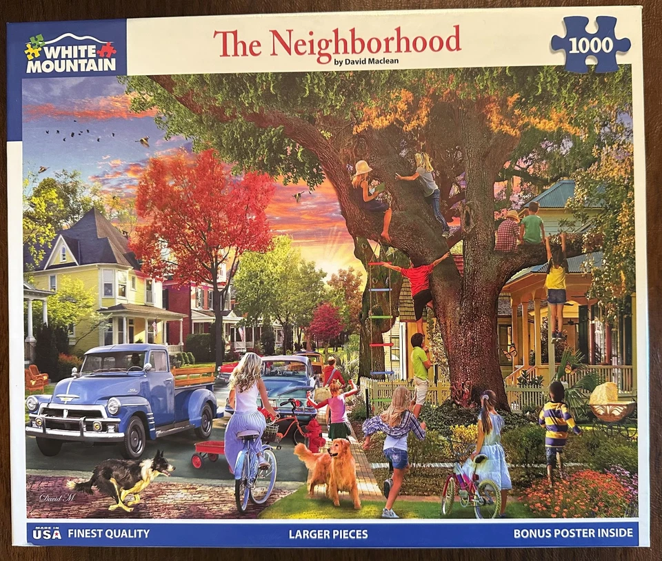 White Mountain Puzzle lot Of 6 - 1000 pieces All Complete *pls see description* - Image 4 of 4