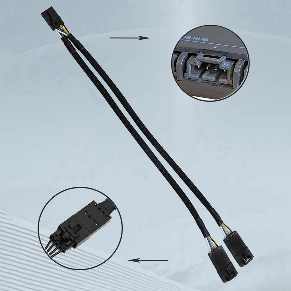 3X RGB Splitter for  RGB HUB, Lighting Node Core and ICUE  CORE XT 4 Pin9778 - Image 3 of 4